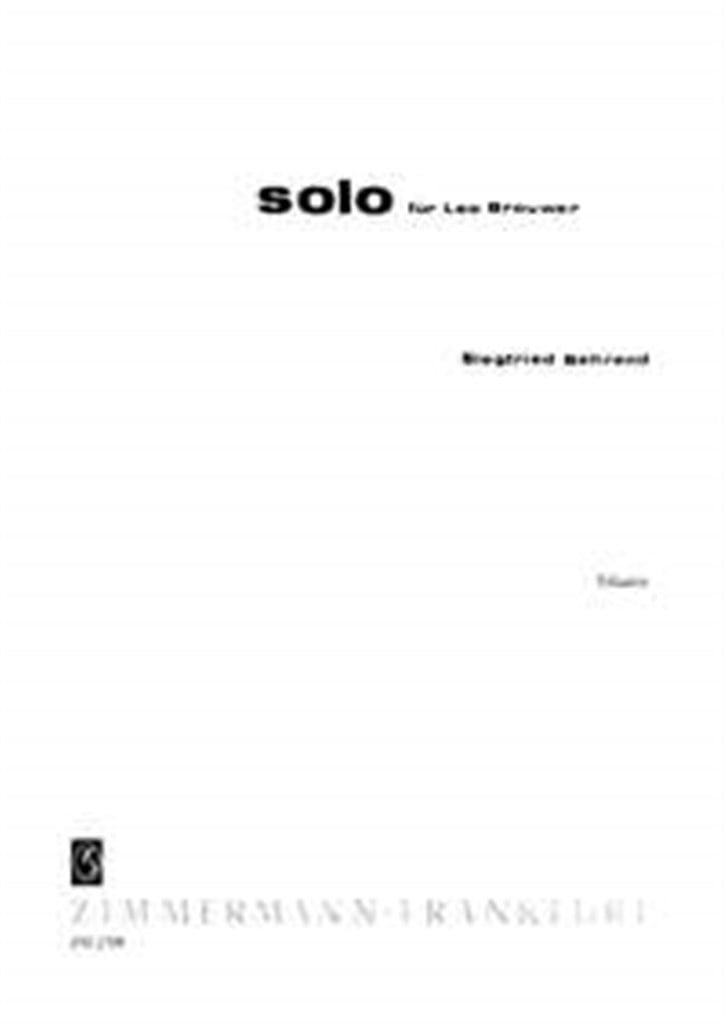Solo für Leo Brouwer